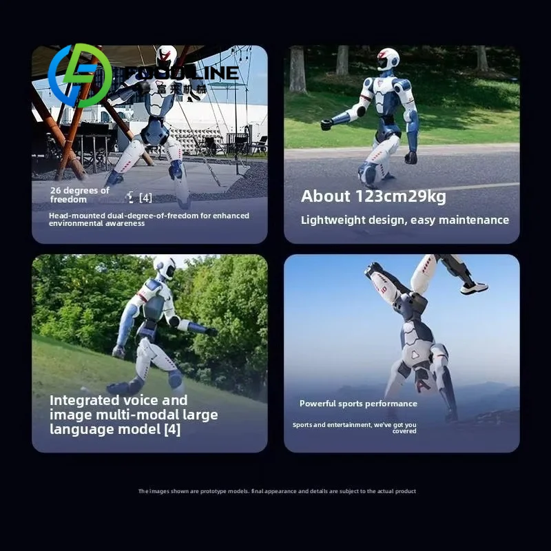 Robot umanoide per riprese cinematografiche che ripete azioni semplici fisse come attore sostitutivo per assistere il lavoro di ripresa continua di scene - immagine 4