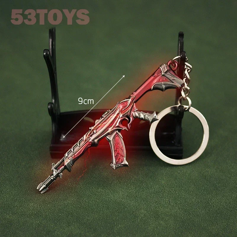 Valrant Portachiavi Arma Reaver Vfx Vandal Karambit Knife Metal Game Reaver Skin Collection Samurai Sword Anime Figure Kid Toys