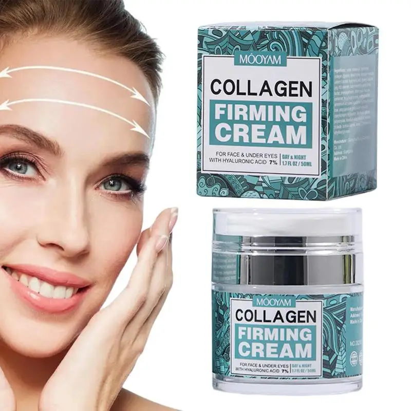 

Anti Aging Anti Wrinkle Face Cream Collagen Hyaluronic Acid Moisturizing Whitening Facial Skin Firming Brighten Day Night Cream