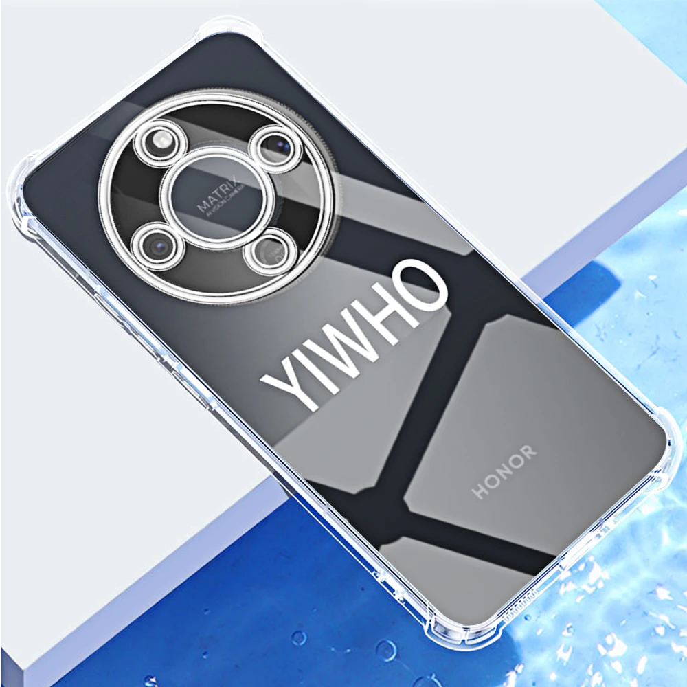 Shockproof Clear Transparent Phone Case, Soft TPU Back Cover 10-Pack