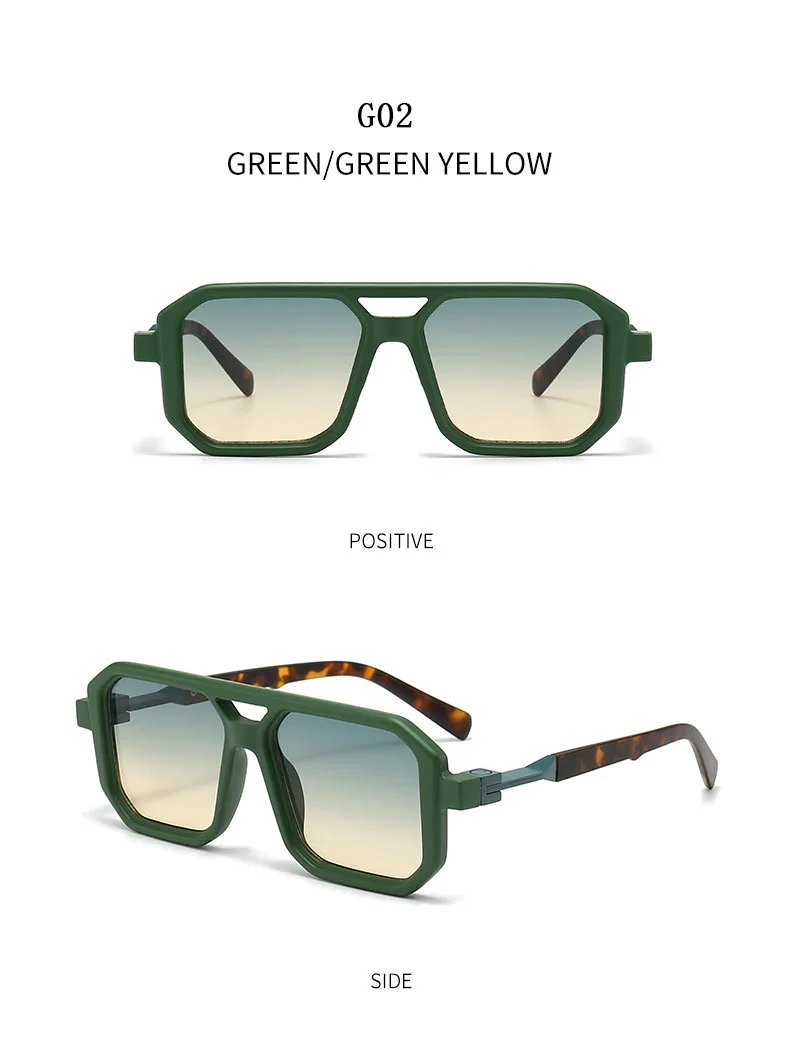 2024 Square Sunglasses for Men