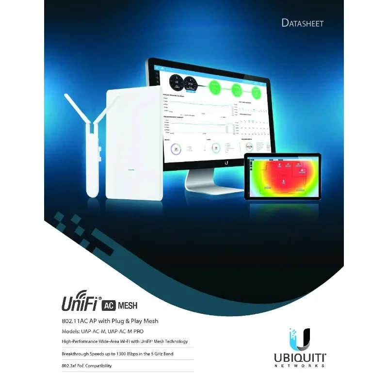 Ubiquiti UAP-AC-SDHD Unifi Wave 2 Wireless Access Point White