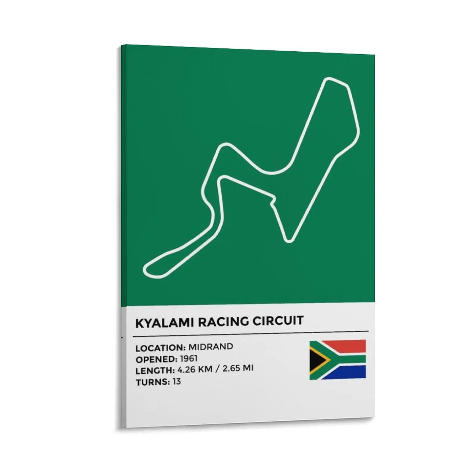 

Kyalami Racing Circuit [info] Canvas Painting anime figure art Paintings on canvas for living room poster