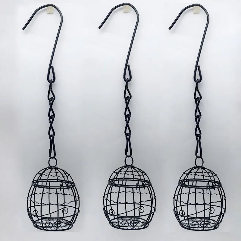 Bird Feeder Outdoor Birdcage Bird Feeder Spring Hanging Bird Feeder Garden Yard