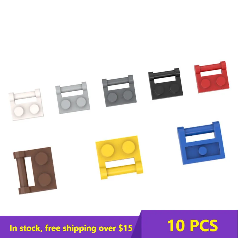 10PCS Bricks 48336 1x2 Single Side Hinge Plate with Handle DIY Parts Compatible Educational Toys | Игрушки и хобби