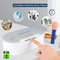 Outil de maquillage pour manucure des ongles, boîte de stérilisation à lumière ultraviolette UV, aromathérapie, désodorisant, stérilisateur pour bijoux, lunettes, téléphone 2
