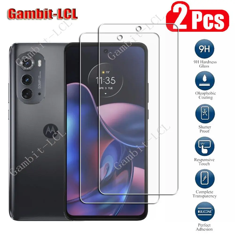 

Оригинальное защитное закаленное стекло 9H HD для Motorola Edge (2022) 6,6 дюйма, Защитная пленка для экрана MotorolaEdge