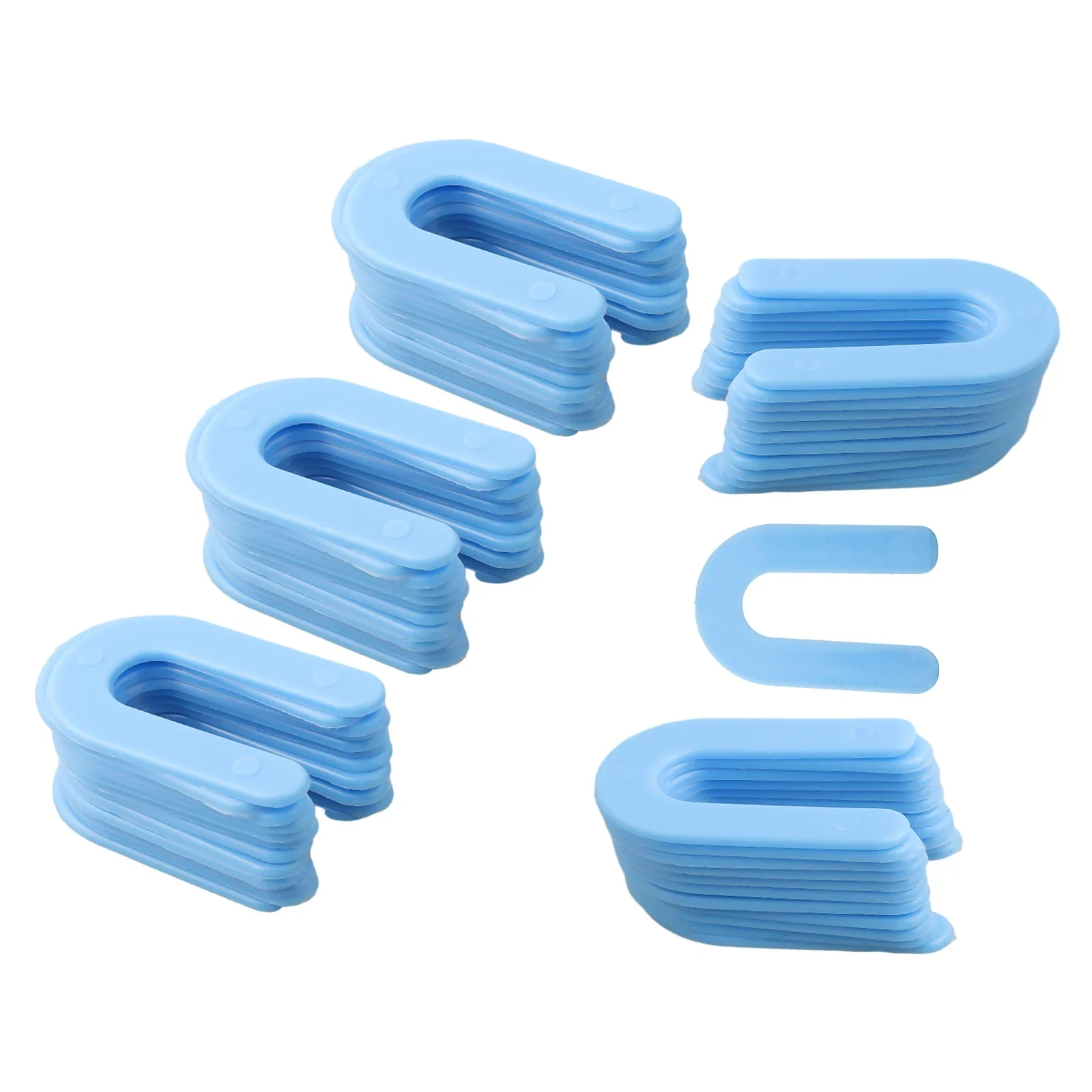 

200 Pcs Horseshoe Shim Tile Spacer 1.7mm U-shaped Level Wedges Positioning Clips For Aligning Marble Granite Porcelain Tools