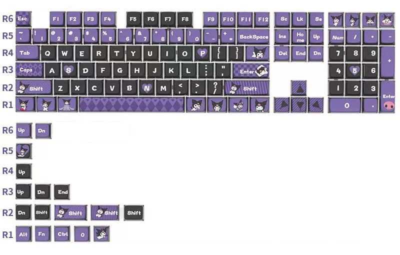 SAX Profile Pudding Keycaps PBT PC for Cherry MX Switches on 61 63 67 68 75 84 87 96 104 108 Mechanical Keyboards 32 Sb57084407237489aa8517e6493529f06k