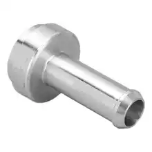 

Barb Adapter 3/8in Hose Barb Nipple Weld On Aluminum Oil Resistant Anticorrosion Universal for Car