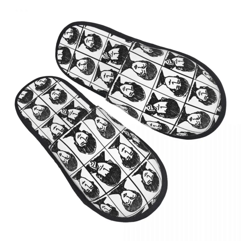 

Custom Heavy Metal Rock The Beatle Memory Foam Slippers Women Comfy Warm House Slippers