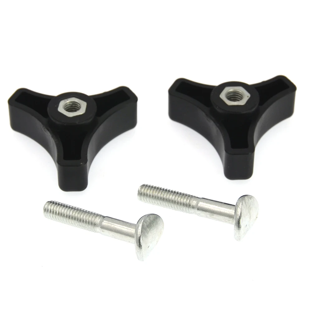 2pcs Lawn Machine Triangles Knob Handle Bolt Replacement Parts Nut Screw for Honda Lawn Mower Other Machine