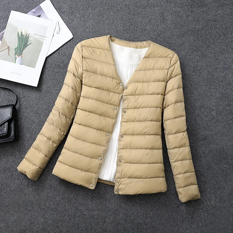 Female Light Duck Down Matt Fabric Lightweight Coat Warm Women Windbreaker Parka Women's Down Jackets Plus Coats