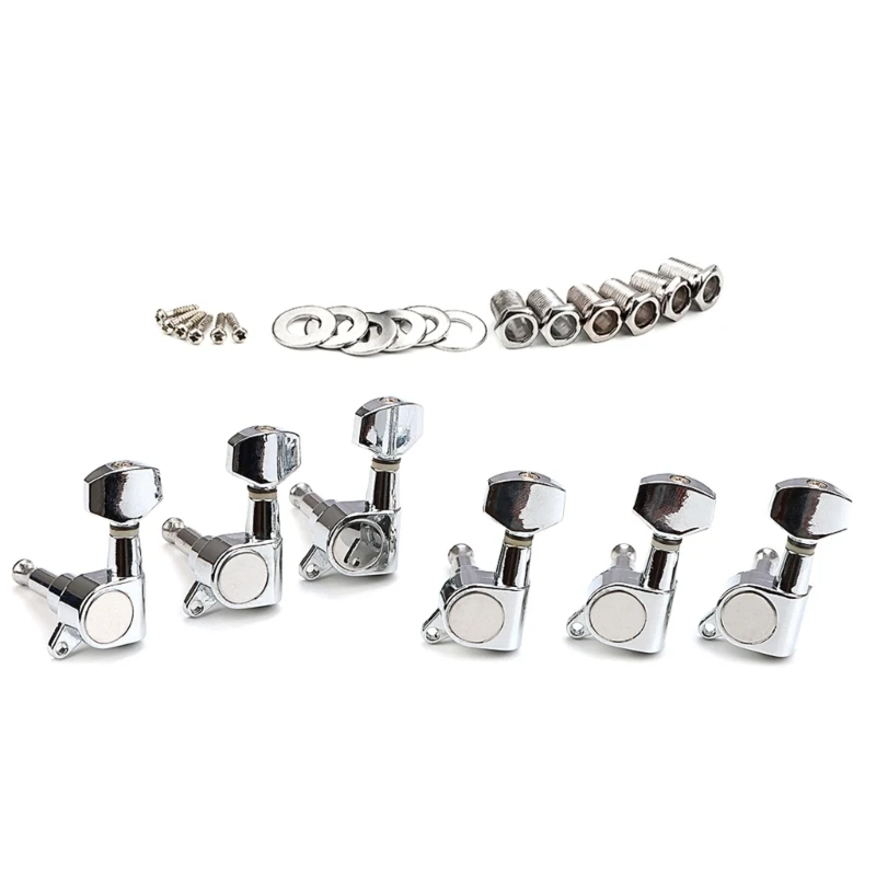 

6Pcs Guitar Tunings Key Tuners Replacement Sealed Guitar Tunings Pegs Key