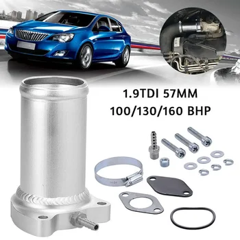 ดัดแปลงชิ้นส่วนรถยนต์ 57 มม.2 "ท่อถอดชิ้นส่วนการไหลเวียนของแก๊สไอเสียเหมาะสําหรับ Volkswagen Golf Audi และรุ่นอื่นๆ 1