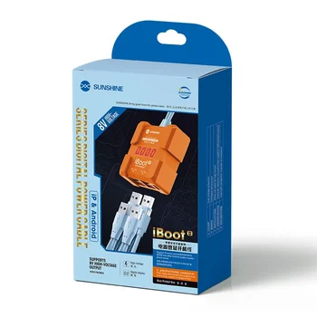 SUNSHINE IOS Android Power-on Line for IPhone 6S-15Pro Max SAM HW OP VI MI MZ 8V High-voltage Output Power Boot Cable