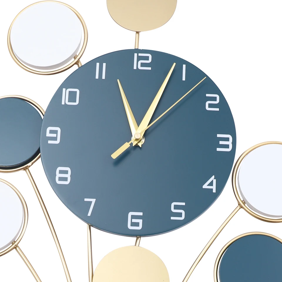 Silent Large Wall Clock Modern Balloon Decor
