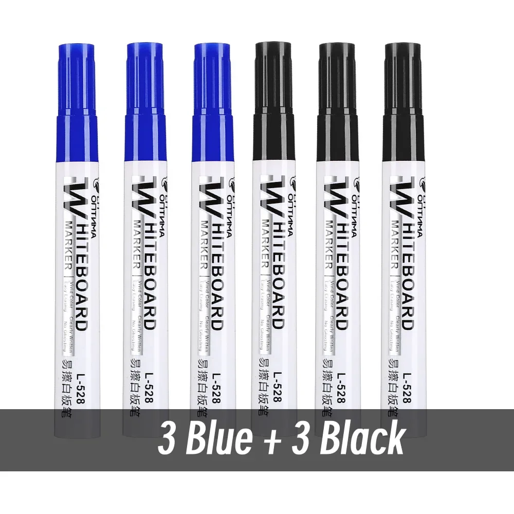Erasable Whiteboard & Blackboard Marker Pens for Office, School, and Art