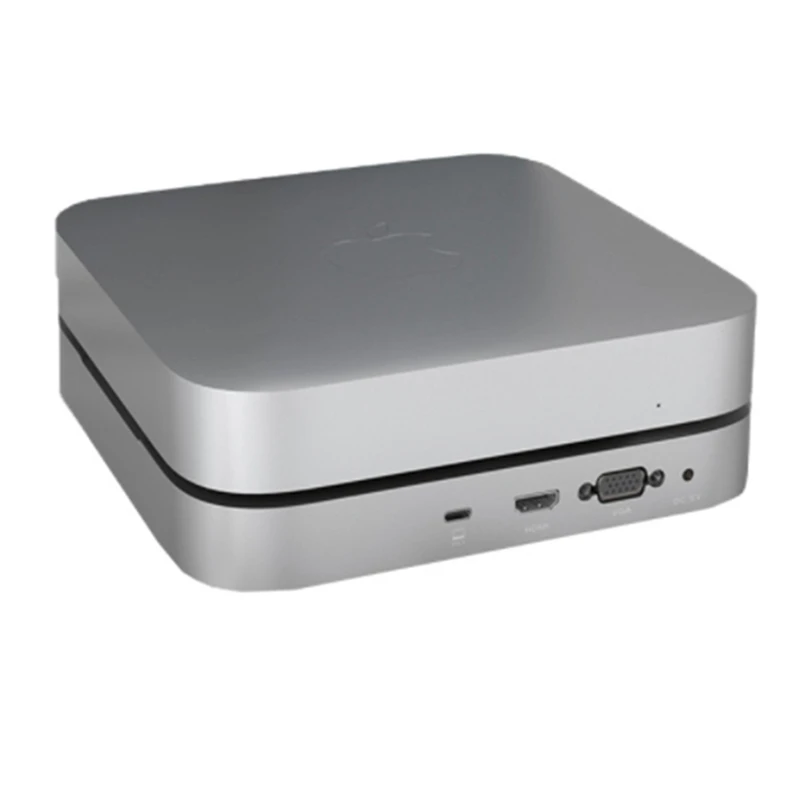 

12 In 1 USB-C Hub For Mac Mini With SATA Hard Drive Enclosure Type-C SSD Case Docking Station Silver For New Mac Mini