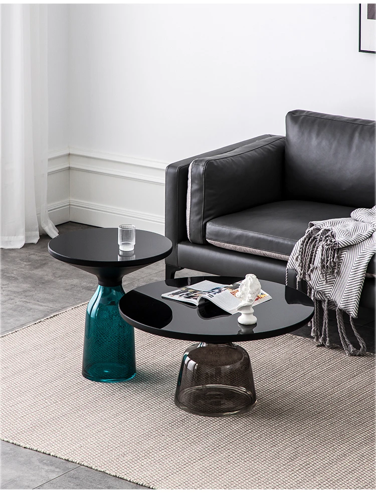 Dinner Service Coffee Table Japanese Designer Simple Modern Coffee Table Industrial Aesthetic Luxury Glass Couchtisch Furniture