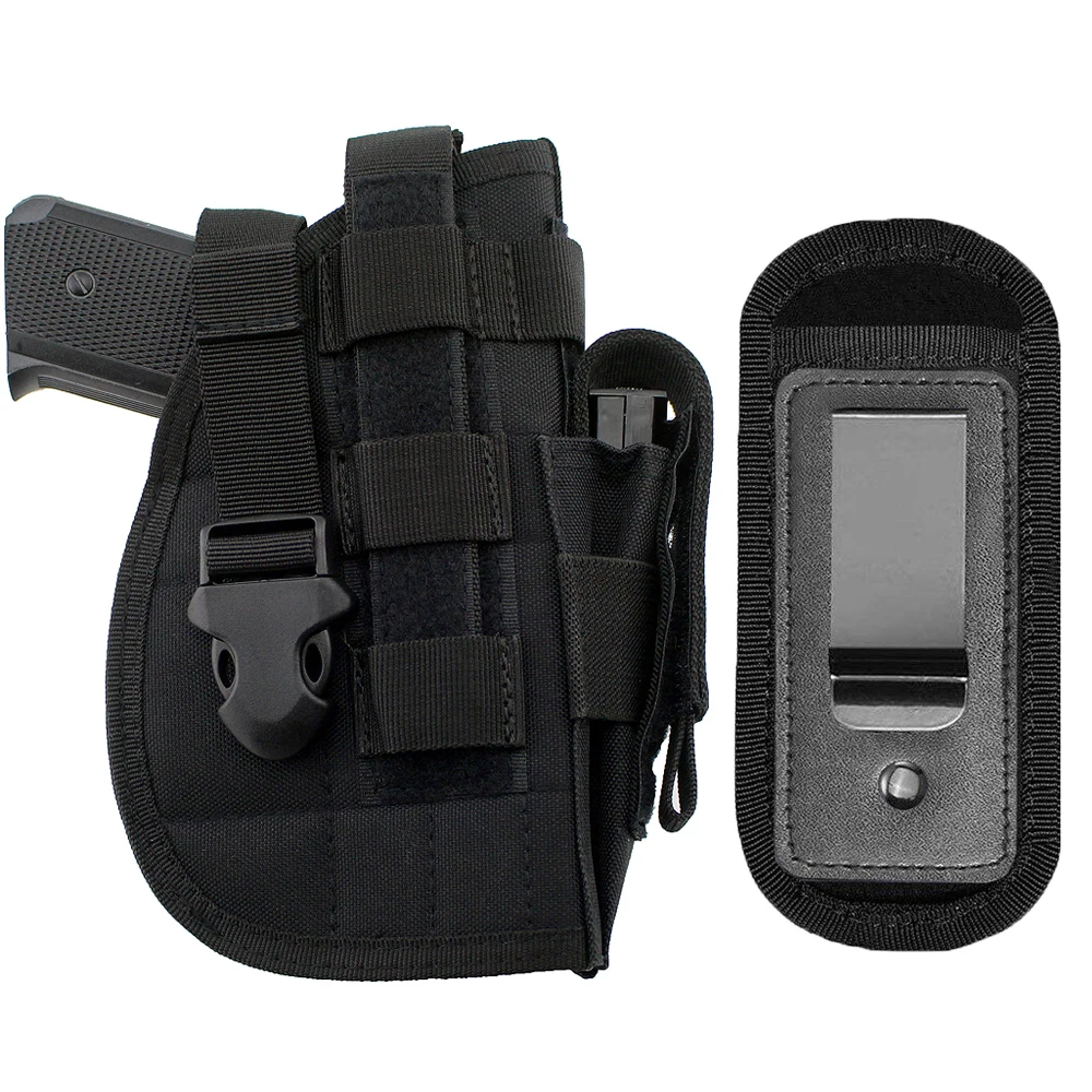 

Тактический ремень OWB, кобура для правого ружья, пистолета Molle, универсальные кобуры для пистолета с держателем для инструментов IWB