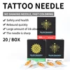 20PCS YILONG Cartridge Tattoo Needles RL Tattoo Needles Permanent Make-Up Tattoo Tool for Cartridge Tattoo Machine Pen 2
