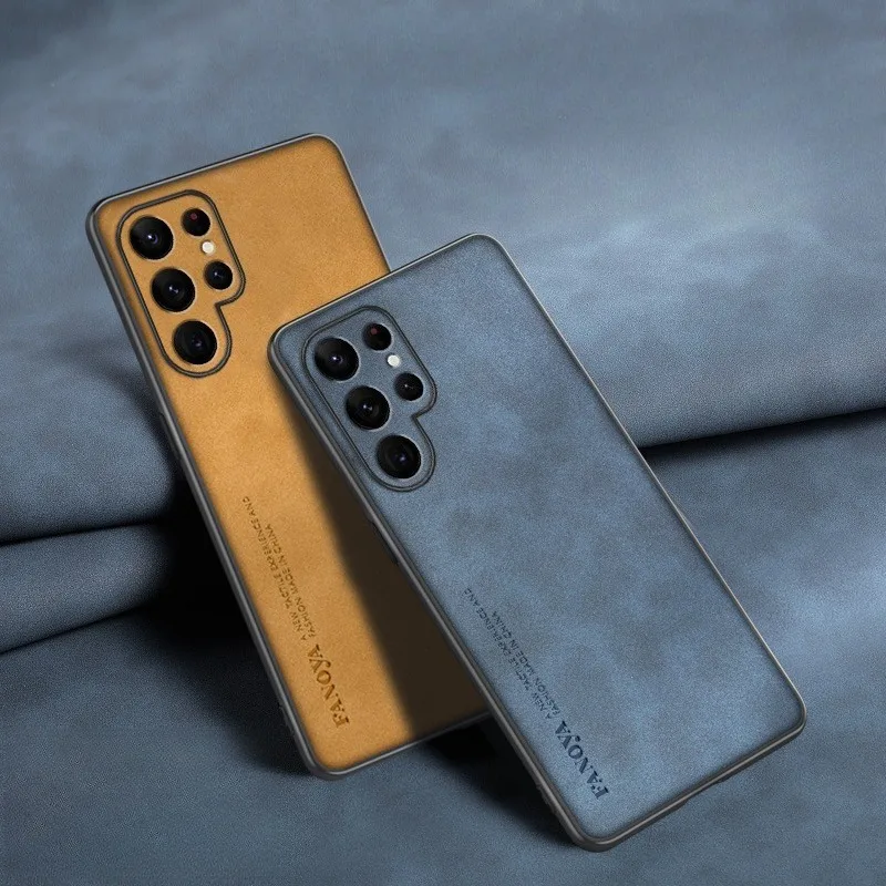 Luxury Sheepskin Leather Phone Case - Premium Back Cover