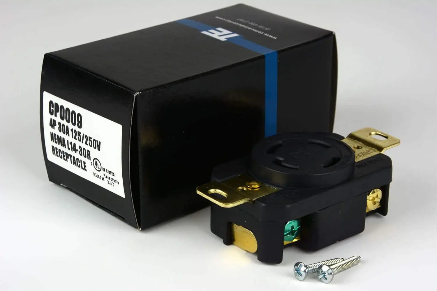 NEMA L14-30R 암컷 콘센트, 발전기용 잠금 UL, 30A, 125 V, 250V
