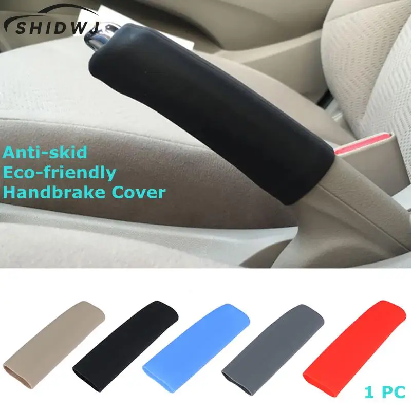 1PC 5 Colors Silicone Hand Brake Cover Universal Anti-Skid Car Handbrake Sleeve Gel Cover Auto Parking Brake Eco-friendly