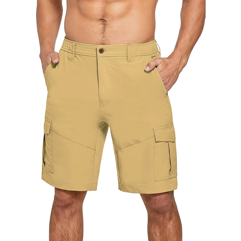 smart casual shorts New Brand Summer Solid Outdoor Military Shorts Men's High Quality Casual Business Large Size Men Shorts Sports Beach Shorts Male casual shorts Casual Shorts