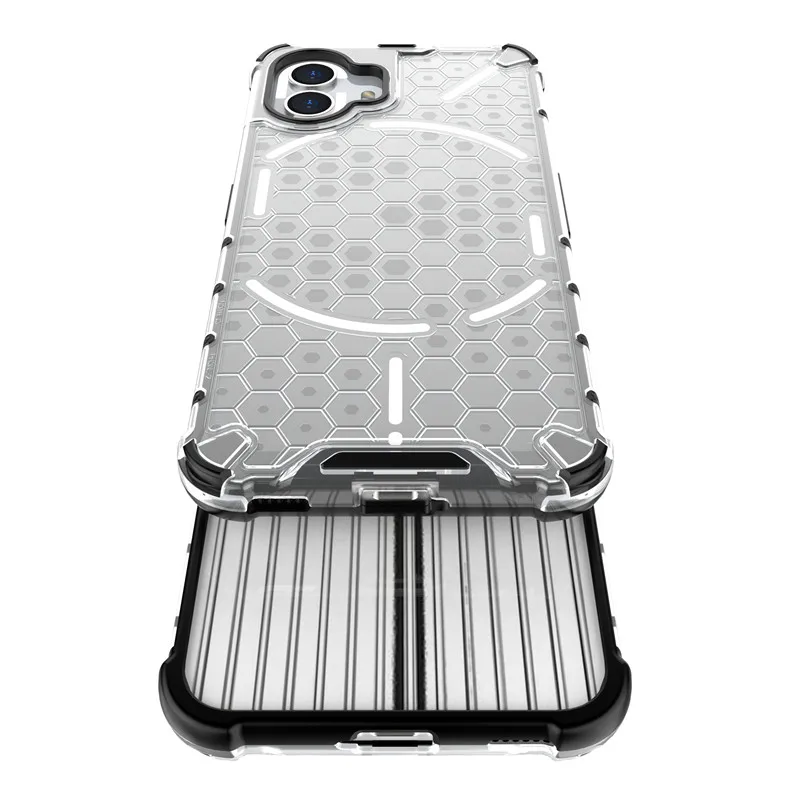 Shockproof Honeycomb Hard PC Protective Bumper Case, 6.7-Inch