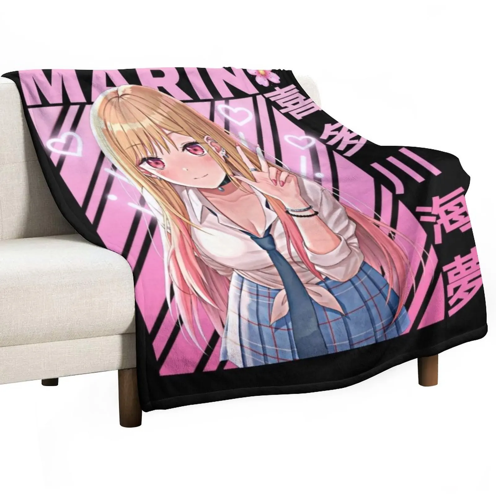 

Marin Kitagawa Throw Blanket Flannel Fabric Personalized Gift