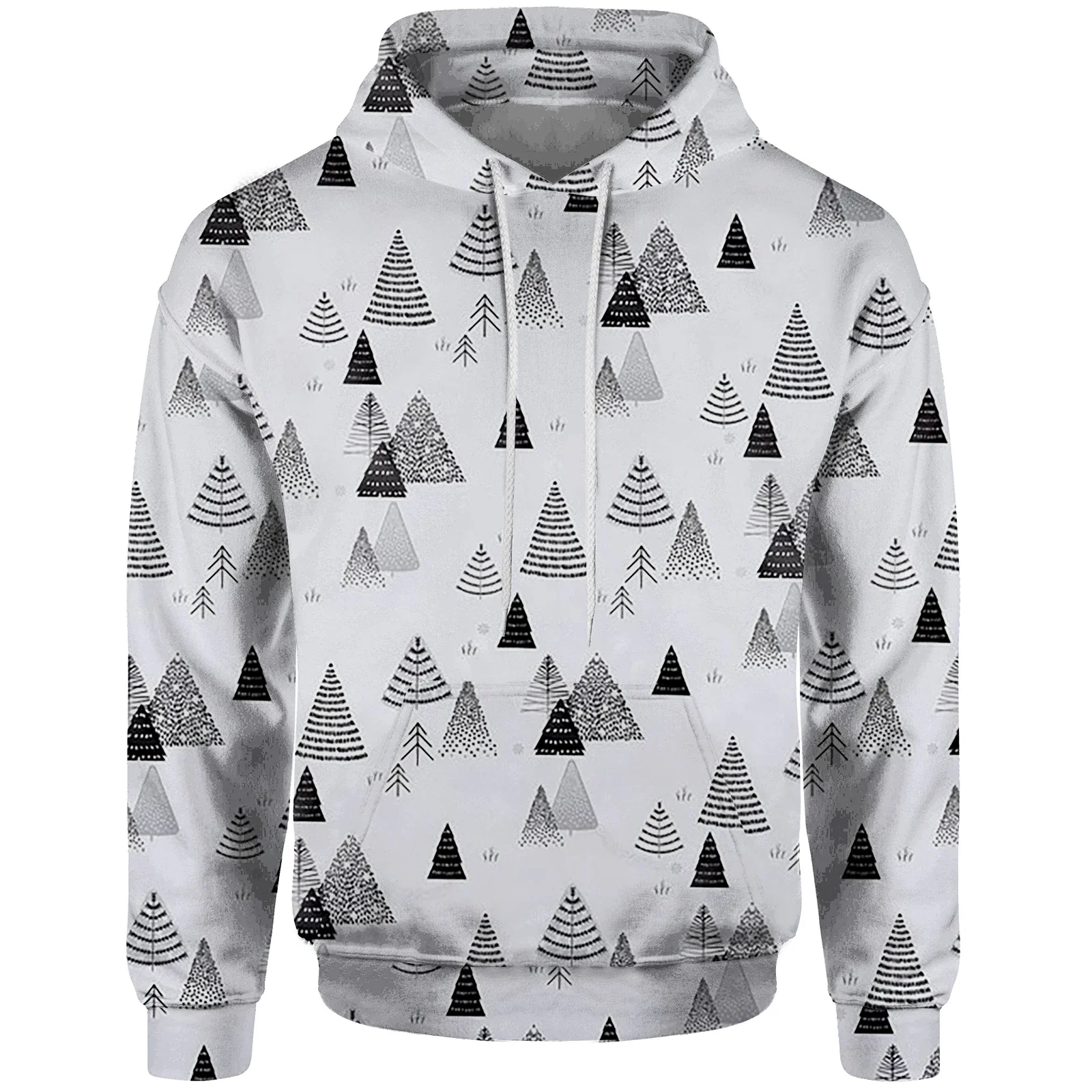 thumbnail image 1 of Sudadera con capucha para hombre con impresión 3D, sudadera navideña para hombre, moda para hombre, copo de nieve, piña fresca, regalo de Papá Noel, ropa duradera Y2k, 1 of 4
