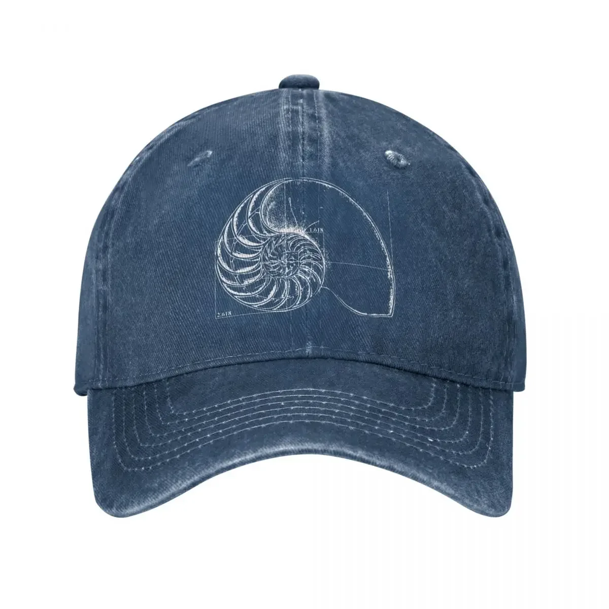 

Бейсболка Fibonacci On A Nautilus для мужчин и женщин, Потертая джинсовая Снэпбэк Кепка, математическая уличная Беговая Регулируемая посадка, Кепка