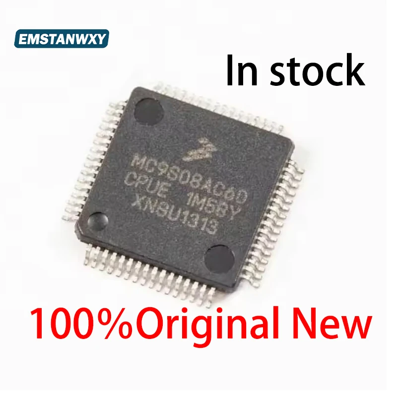 

(1piece)100% New MC9S08AC60CPUE MC9S08AC60 CPUE 1M58Y QFP-64 Chipset