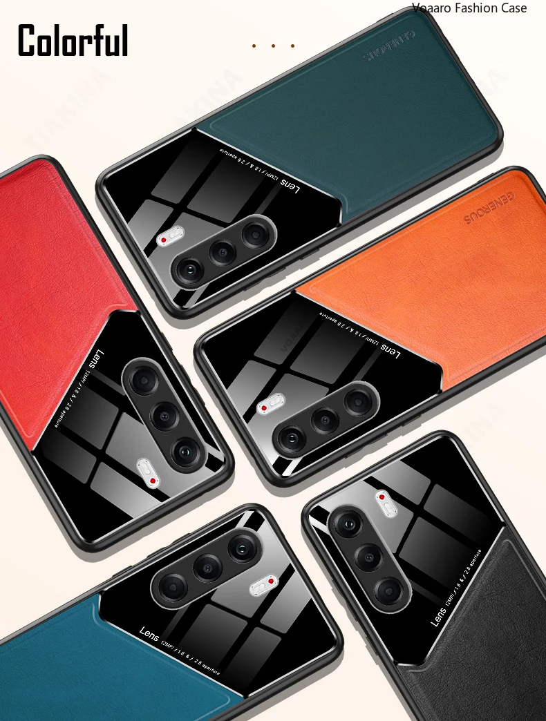 Sleek Magnetic Leather Phone Case - Ultra-Thin, Lightweight Cover