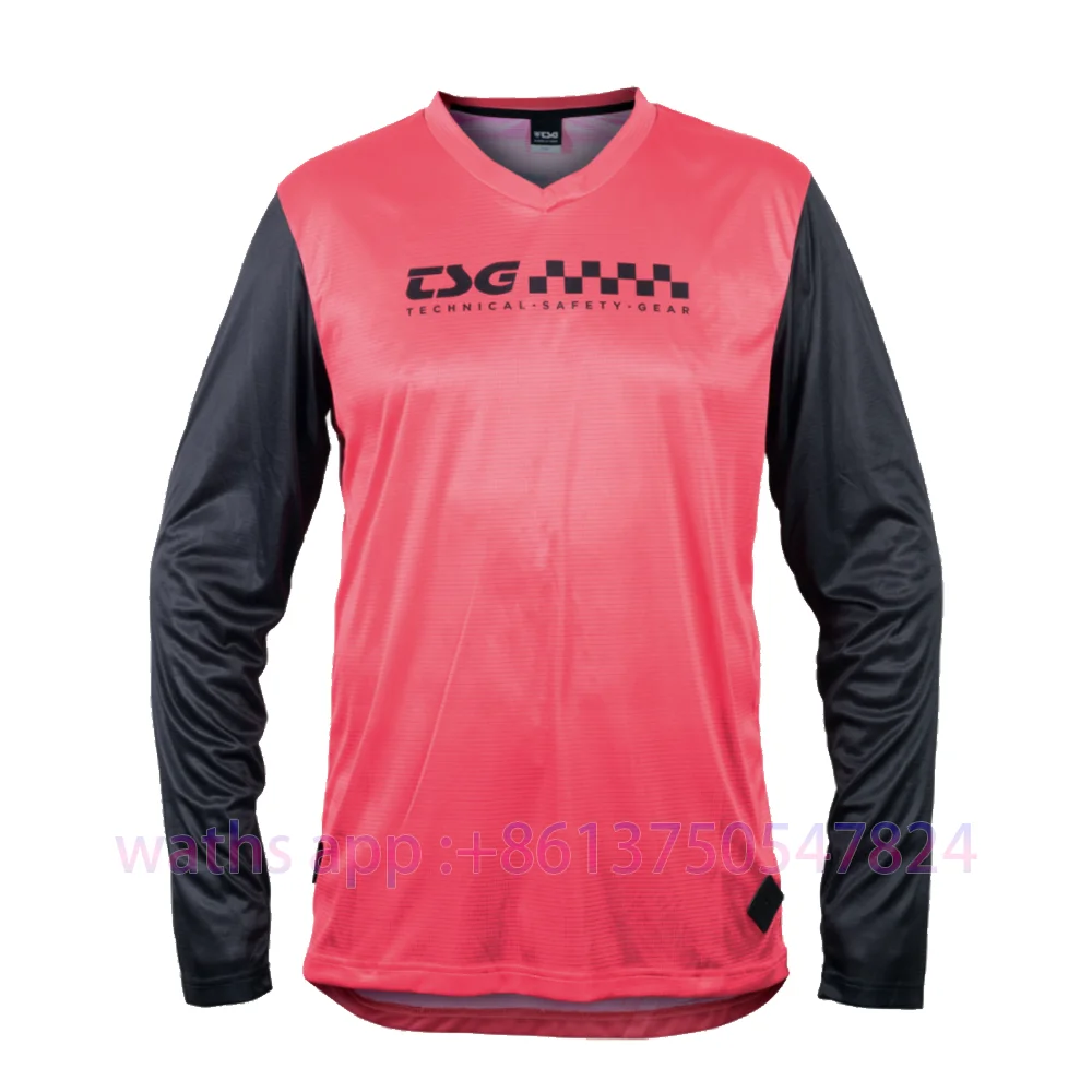 thumbnail image 1 of Maillot de ciclismo de manga larga TSG, maillots de ciclismo de montaña para descenso, camisetas de MTB, motocross MX, maillot de carreras BMX, DH, 1 of 5