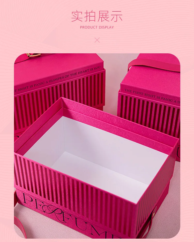 Handheld Geschenk Handtasche Geburtstag Geschenk box leere Box Hochzeit Geschenk verpackung Box High-End und Nische Candy Box Geschenk box Verpackung – Detail 6