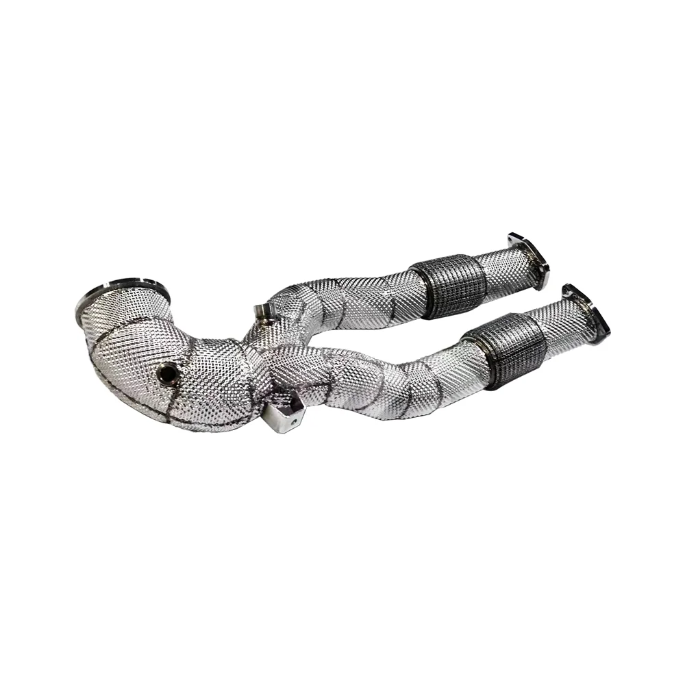 Accessori Per Auto Unici Downpipe Di Scarico Prestazioni Ad Alto Flusso Per Audi Rs3 Con Convertitore Catalitico Opf