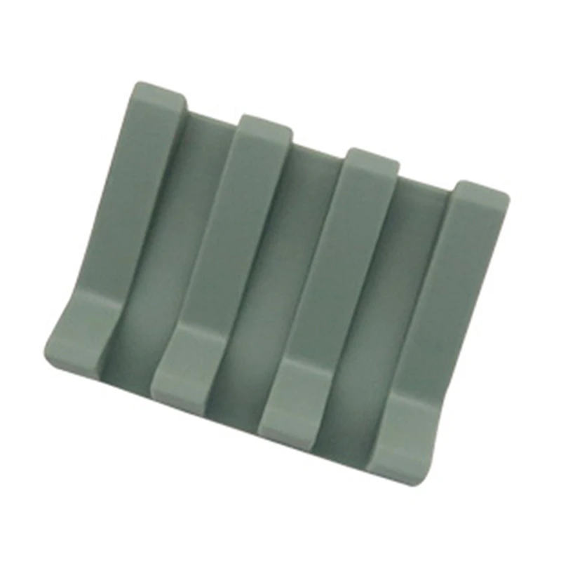 Vase de săpun din silicon Dispenser de săpun Scurgere înclinată Cutie de săpun Suport de depozitare pentru săpun de baie Suport de depozitare pentru burete de bucătărie