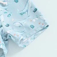 Toddler Boys Elastic Drawstring Board Shorts Summer Swim Trunks Dinosaur/Plaid/Turtle Print Swimwear Beach Shorts Bathing Suit 4