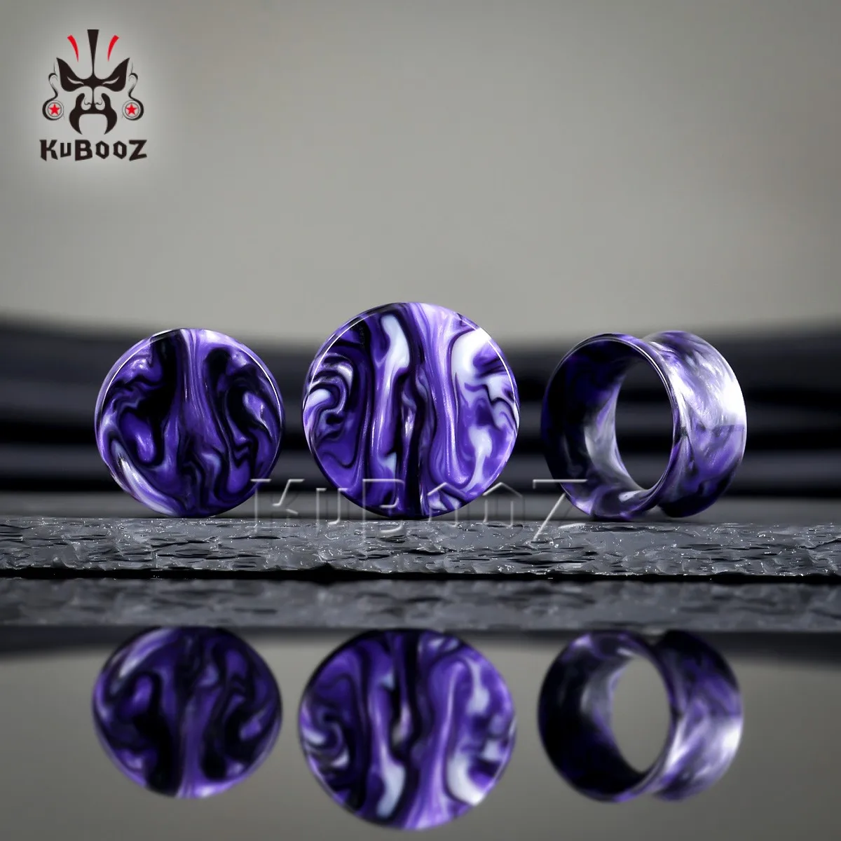 Ear Tunnels Plugs Gauges Expander for Ears Colorful Acrylic Body Piercing Jewelry Earrings 2Pairs