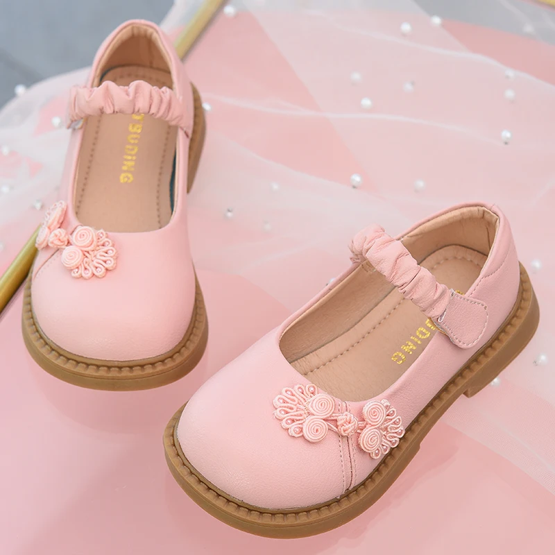 Girls' Small Leather Shoes, Kidsren's Princess Shoes, Spring & Fall , Shallow Mouth Kidsren's Girls' Soft-Soled Genuine Leather Shoes