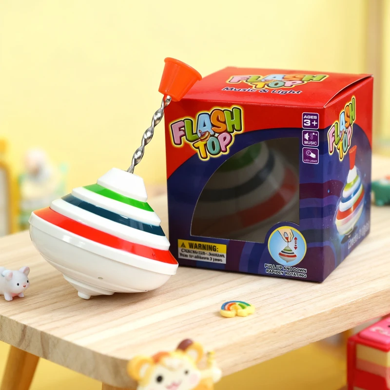 Toupies magiques musical lumière gyroscopique