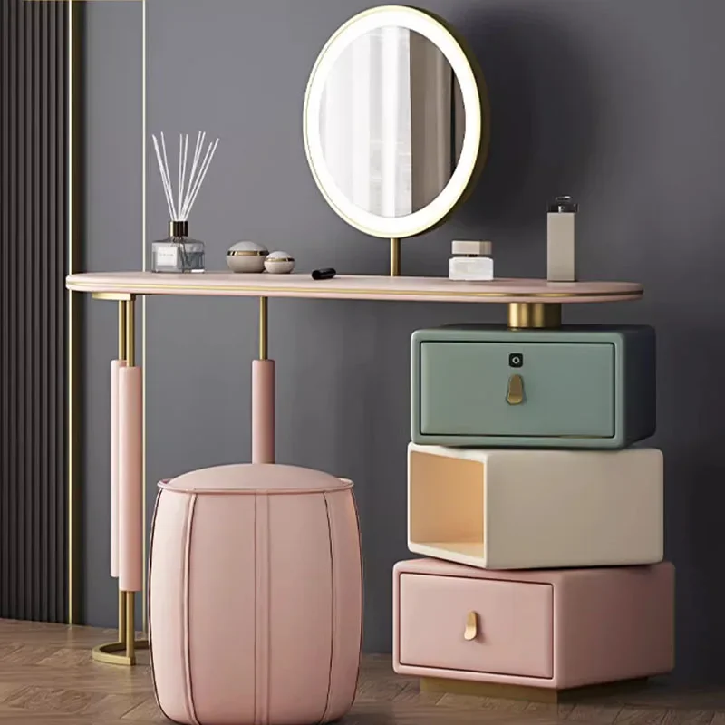 

Luxury Drawer Dressing Table Girls Bedroom Furniture Makeup Dressing Table Storage Living Room Meuble De Chambre Decoration