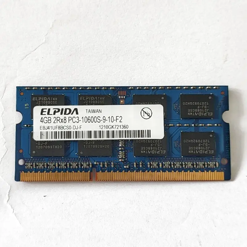 Description Picture 2 of itemELPIDA RAMs  DDR3 4GB 1333MHz Laptop memory ddr3 4GB 2Rx8 PC3-10600S 1.5V SODIMM 204PIN
