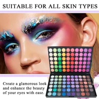 120 Color Eyeshadow Palette Glitter Matte Shimmer Finishes Eye shadow Palette Colorful High Pigment Eyes Makeup Palette for Part 5
