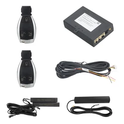 EasyGuard Semi Plug Play Smart Key Replacement PKE Kit passive Keyless Entry Fit For Benz FBS4 With Factory Push Button Start