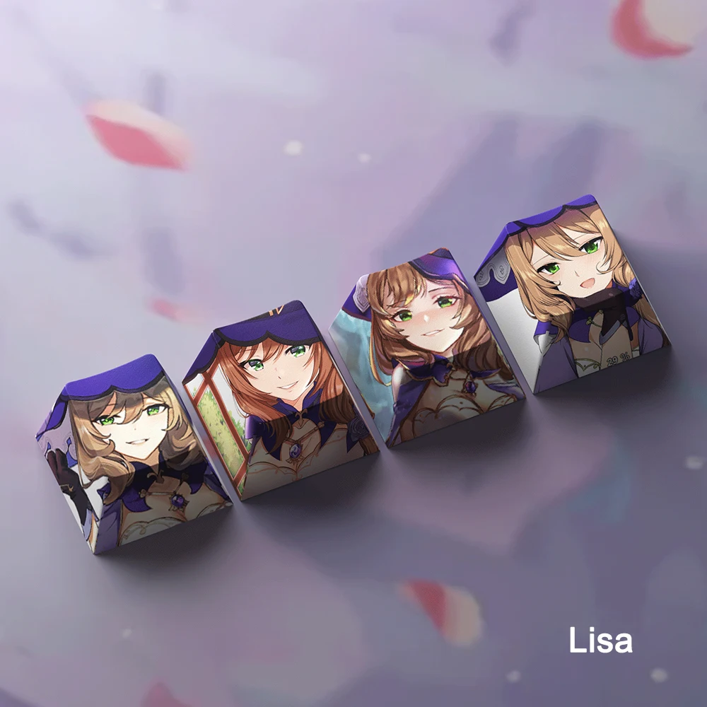 Keycaps Cereja Perfil Anime PBT Keycap Para