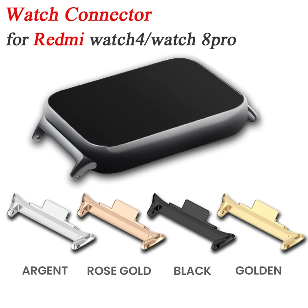 Stainless Steel Adapter for Smartwatch Bracelet - 1 Pair